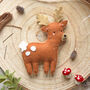 Sew Your Own Seamus The Stag Felt Sewing Kit, thumbnail 3 of 11