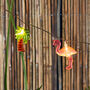 10 LED Flamingo And Palm Tree Fairy Lights, thumbnail 2 of 2