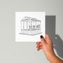 Greenhouse Garden – Hand Drawn Greeting Card Illustration, thumbnail 3 of 6
