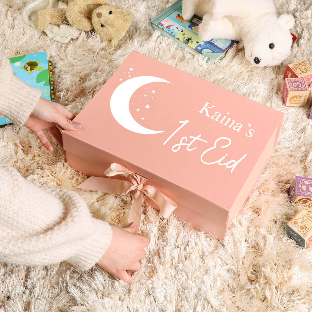 Baby's First Eid Personalised Gift Box By Dibor