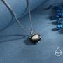 Cat Carved Mother Of Pearl Shell Pendant Necklace, thumbnail 7 of 12