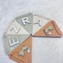 Woodland Bunting Personalised Wooden Garland, thumbnail 9 of 9