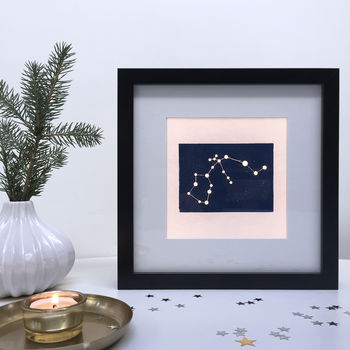 Personalised Star Sign Constellation Light Box, 6 of 12