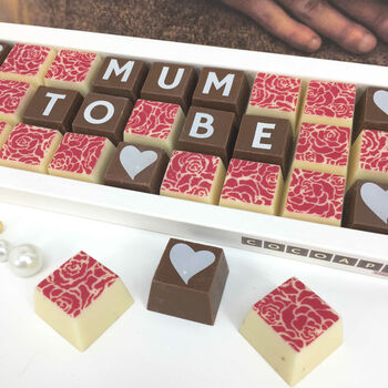 Mum And Dad To Be Personalised Chocolate Gift, 2 of 7