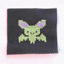 Kawaii Halloween Bat Mini Cross Stitch Kit, thumbnail 7 of 7