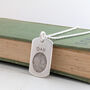 Silver Fingerprint Dog Tag, thumbnail 1 of 6