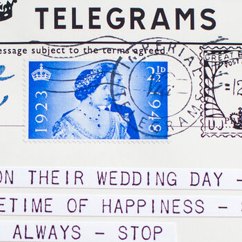 Wedding Or Engagement Telegram Card, 4 of 11