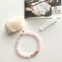 I Am Loved Morganite Rose Quartz Bracelet Gift Set, thumbnail 5 of 7