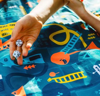 Snakes And Ladders Pacmat Picnic Blanket, 2 of 7