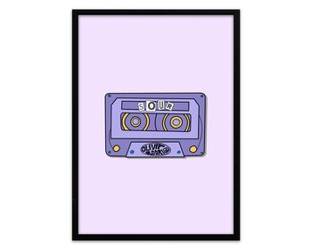 Olivia Rodrigo Sour Inspired Cassette Print, 4 of 5