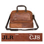 Personalised Leather Holdall With Shirt Compartment, thumbnail 8 of 12
