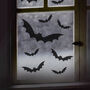 Black Bat Halloween Window Stickers, thumbnail 1 of 3