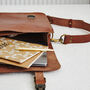 Personalised Leather Laptop Bag With Lifetime Guarantee, thumbnail 4 of 9