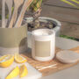 Citronella And Lemongrass Outdoor Garden Candle Soy Wax, thumbnail 1 of 3
