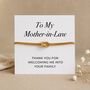 Personalised Wedding Knot Bracelet, thumbnail 7 of 12