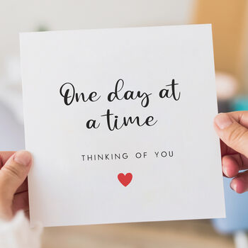 One Day At A Time Thinking Of You Card, 3 of 3