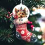 Personalised Yorkshire Terrier Stocking Bauble, thumbnail 2 of 2