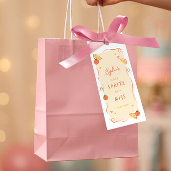 Hen Party Bags Last Spritz As A Miss Personalised Gift Party Bag Filler, 12 of 12