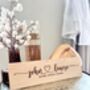 Personalised Engraved Wooden Sign – Slim Plywood ‘Home Sweet Home’ Plaque With Names, thumbnail 1 of 4