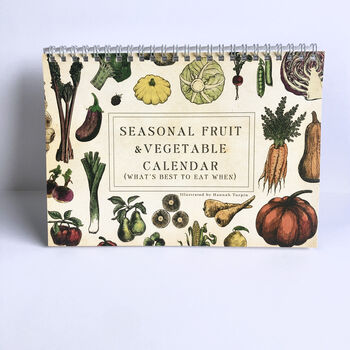 Fruit And Vegetable Desk Calendar, UK Version, 4 of 12