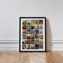 Personalised 30 Photo Collage Print, thumbnail 1 of 8