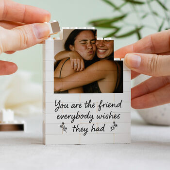 Personalised Friendship Memory Block For Friend, 7 of 9