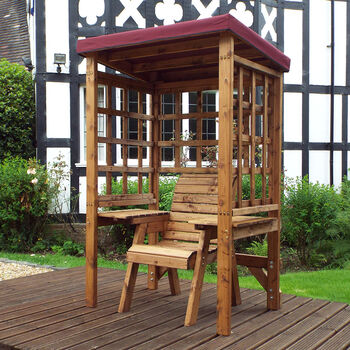Wentworth One Seater Arbour Includes Cushions UK Made, 4 of 8