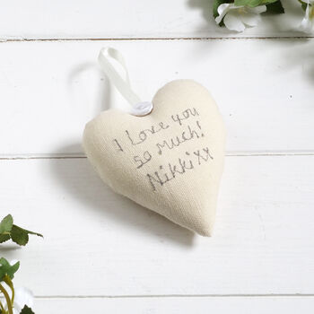 Personalised 1st Valentines Day Hanging Heart Gift For Baby Boy Or Girl, 2 of 12