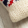 Union Jack Cushion Knitting Kit, thumbnail 3 of 6