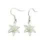 Lily White Flower Drop Earrings, thumbnail 4 of 5