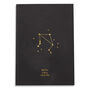 Zodiac Star Sign Personalised Notebook, thumbnail 9 of 9