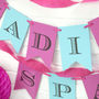 Personalised Birthday Party Bunting Decoration, thumbnail 6 of 11