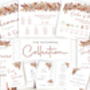 Table Plan Cards With Autumnal Florals, thumbnail 7 of 7