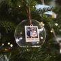 Personalised Photo Glass Bauble, thumbnail 3 of 5