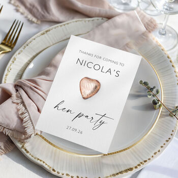 Hen Party Bag Personalised Chocolate Hen Do Favours, 2 of 9