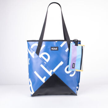 Triangle Up Cycled Tote Bag, 10 of 12
