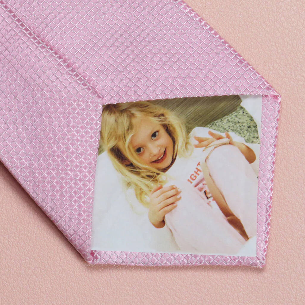 Personalised Iron On Photo Tie Patch