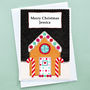 'Gingerbread' Personalised Christmas Card, thumbnail 3 of 4