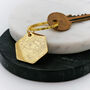 Personalised Street Map Hexagon Keyring, thumbnail 6 of 12