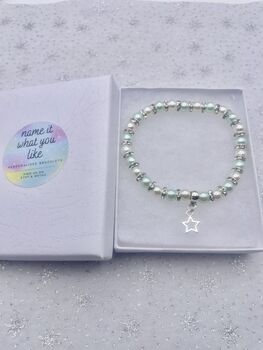 Personalised Butterfly Name Bracelet For Girls, 7 of 7