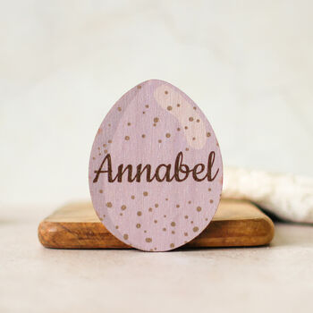 Personalised Place Setting, Speckled Egg, 3 of 4