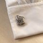 Bagpipe Silver Cufflinks Gift For Musicians 316 L Stainless Steel, thumbnail 6 of 6