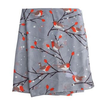 Christmas Robin Scarf, 5 of 8