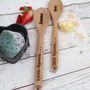 Personalised Big And Little Wooden Spoon Set, thumbnail 1 of 4
