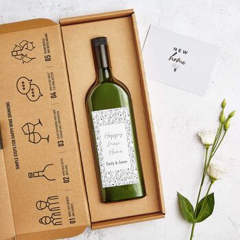 Personalised New Home Letterbox Wine®, 2 of 3
