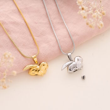 Rabbit Pet Memorial Necklace, 2 of 3