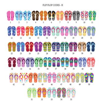 Personalised Family Print With Flip Flops, 5 of 8