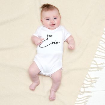 Personalised Name Baby Grow, 2 of 9