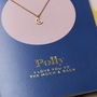 Personalised 'Moon And Back' Card And Necklace Set, thumbnail 3 of 3