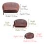 Leather Make Up Bag Set, Distressed Brown, thumbnail 4 of 4